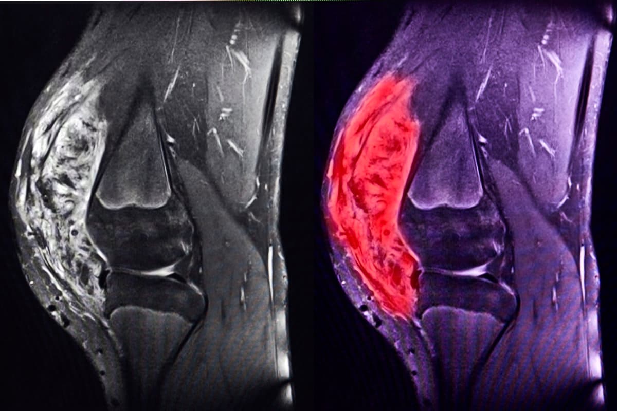 Sarkom des Knies, MRT