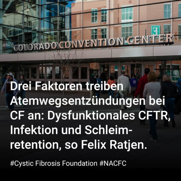 Drei Faktoren treiben Atemwegsentzündungen bei CF an