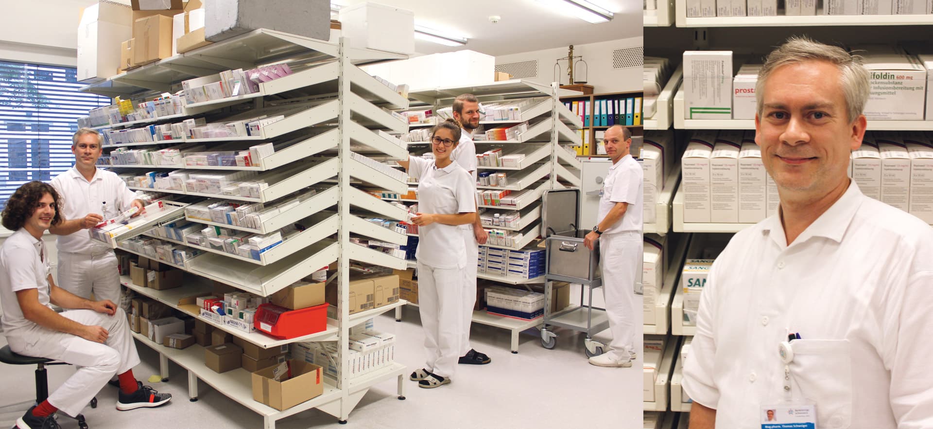 Das Team der Spitalsapotheke Barmherzige Schwestern Krankenhaus in Wien.