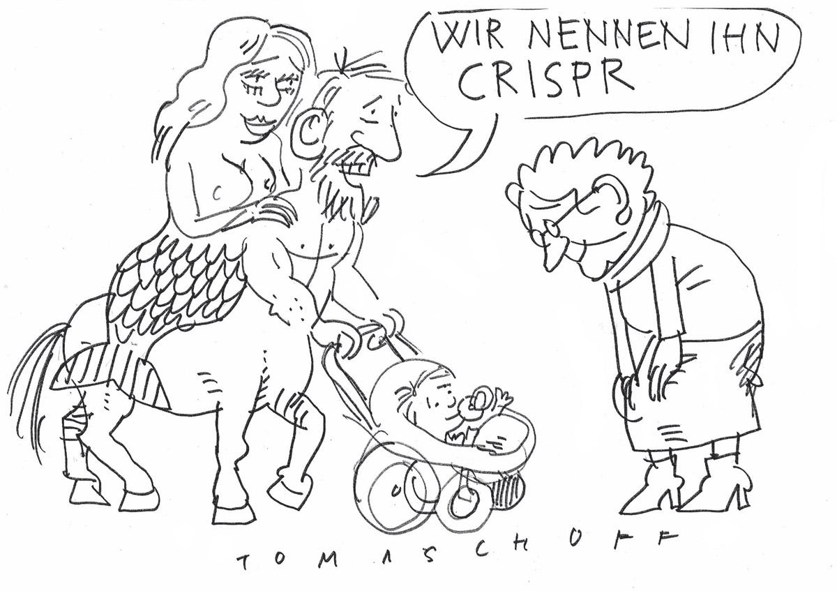 Cartoon CRISPR.