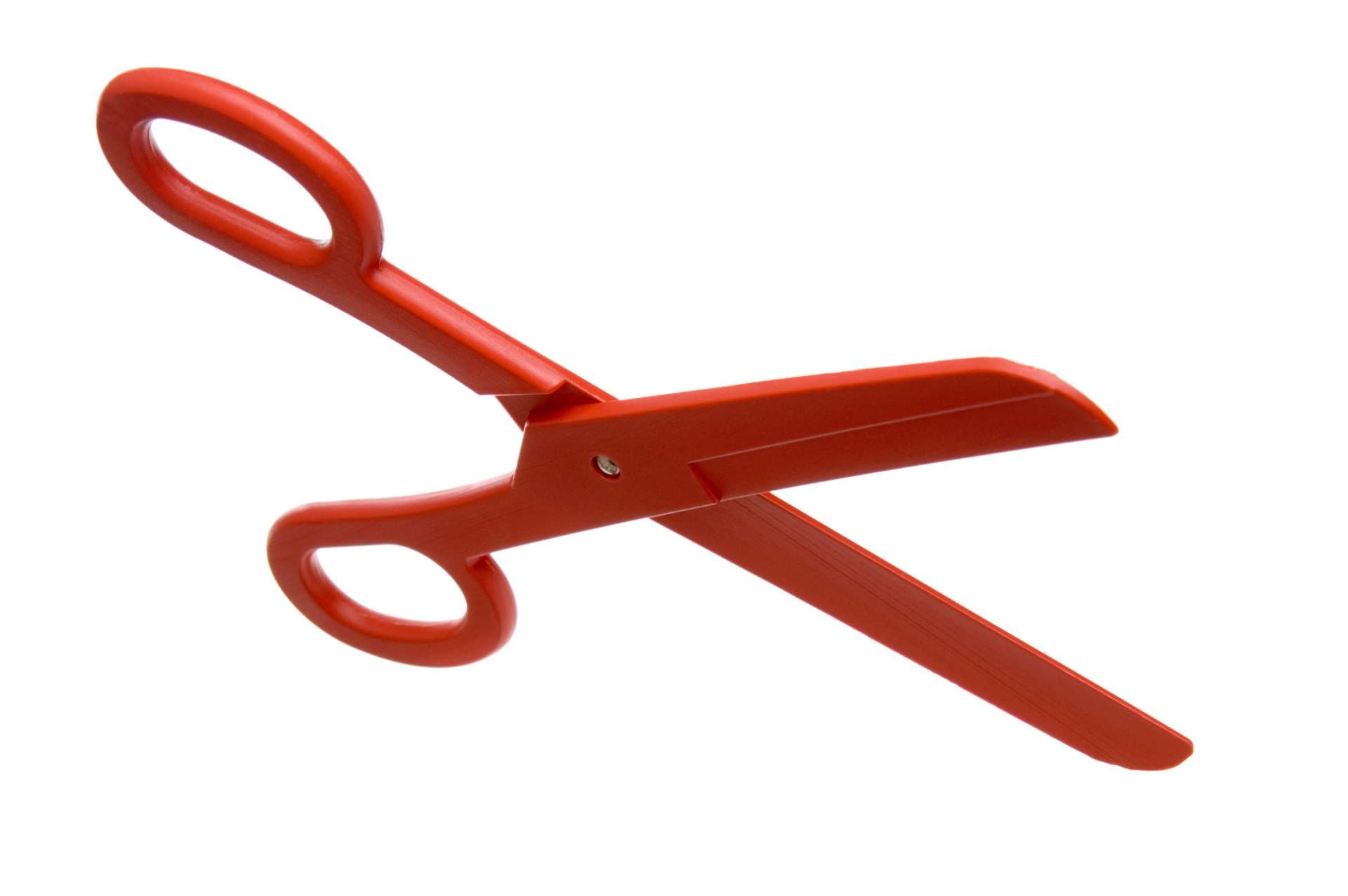 Giant Red Scissors