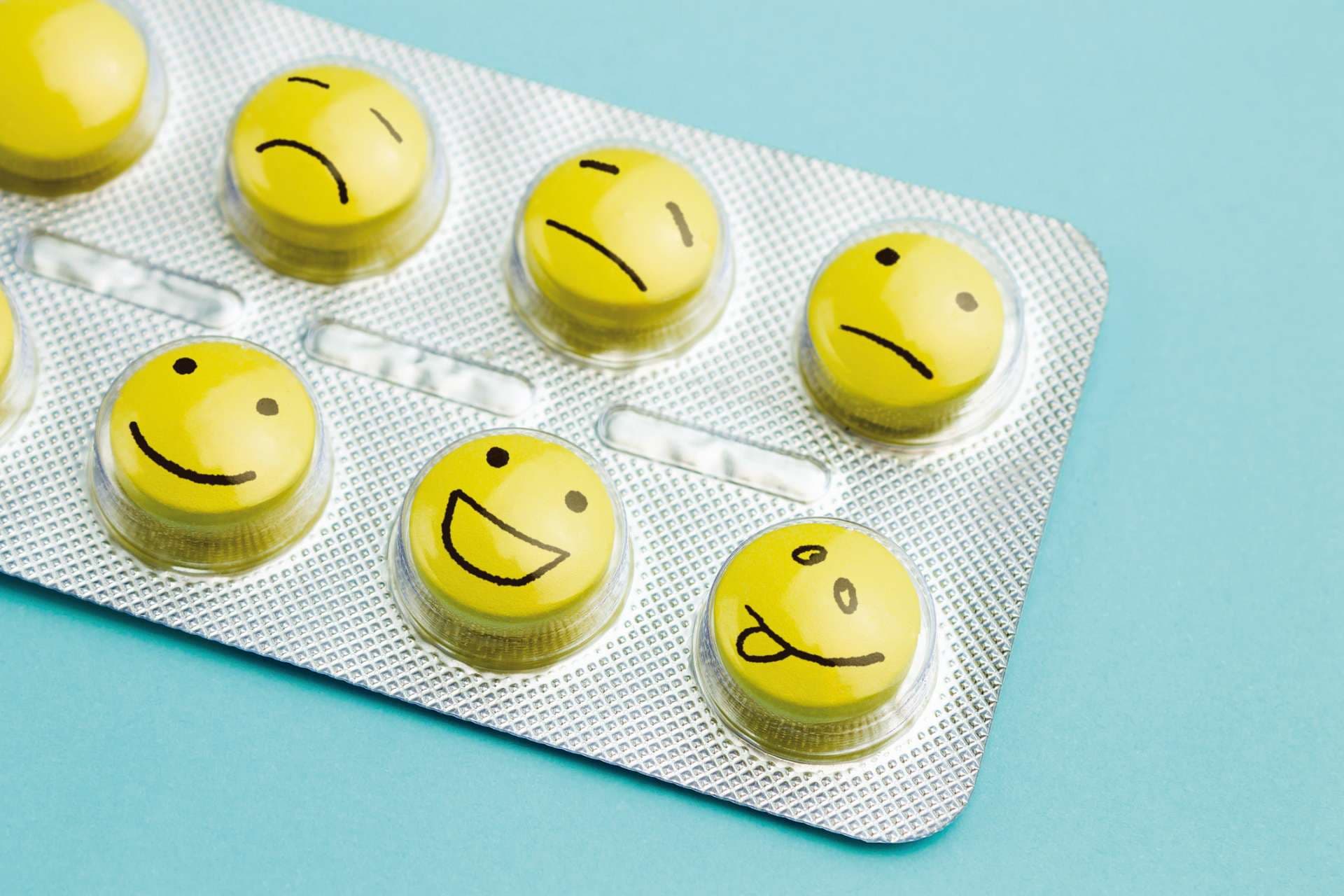 Das Konzept von Antidepressiva und Heilung