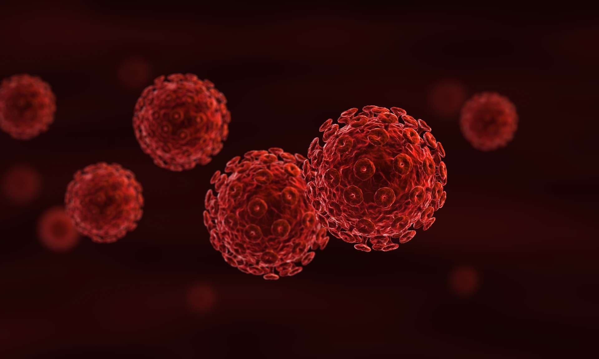 Schwarm des humanen Immunschwächevirus.