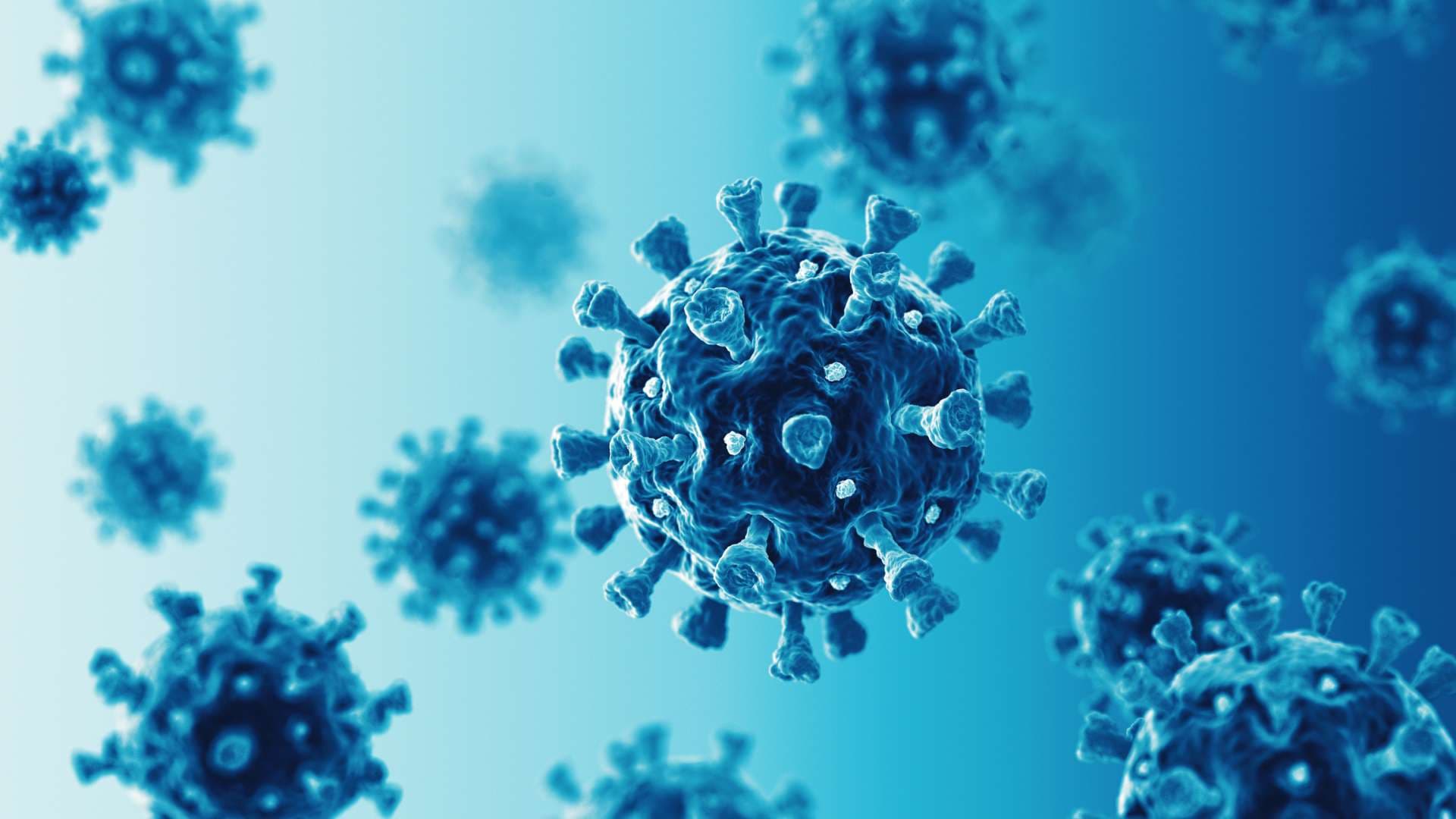 Coronavirus. COVID-19. 3D-Rendering