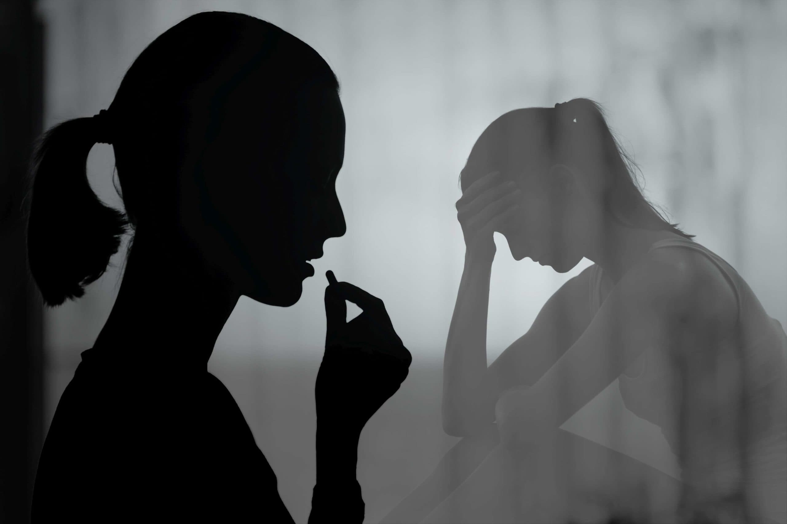 Depression, Drogenmissbrauch und Sucht Menschen Konzept.