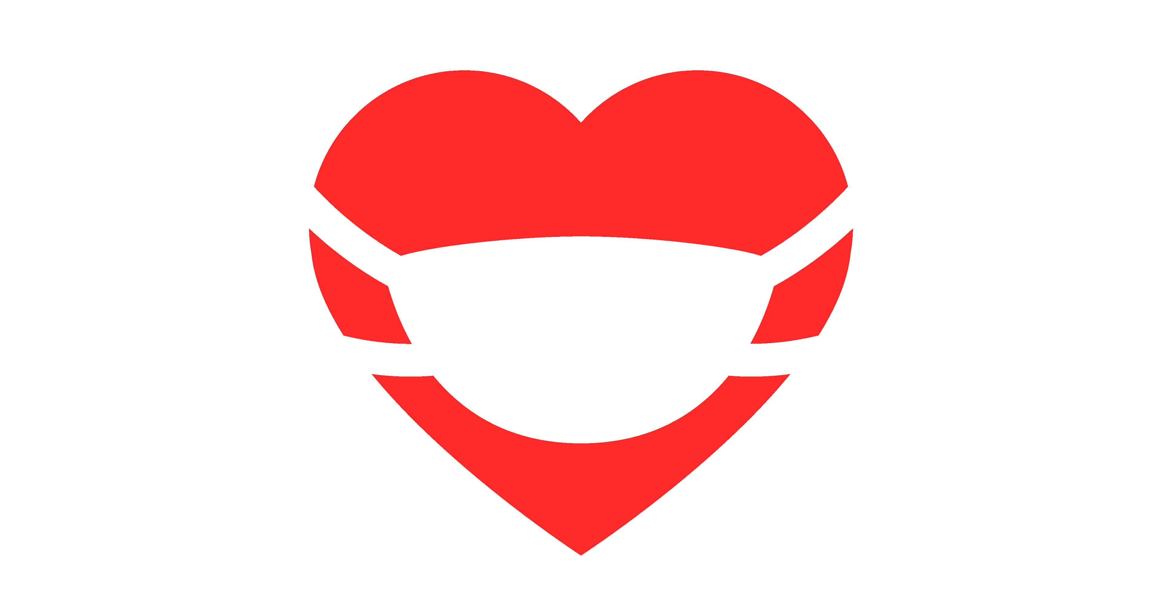 Red Heart Valentine trägt eine medizinische Maske. Vektorillustration.