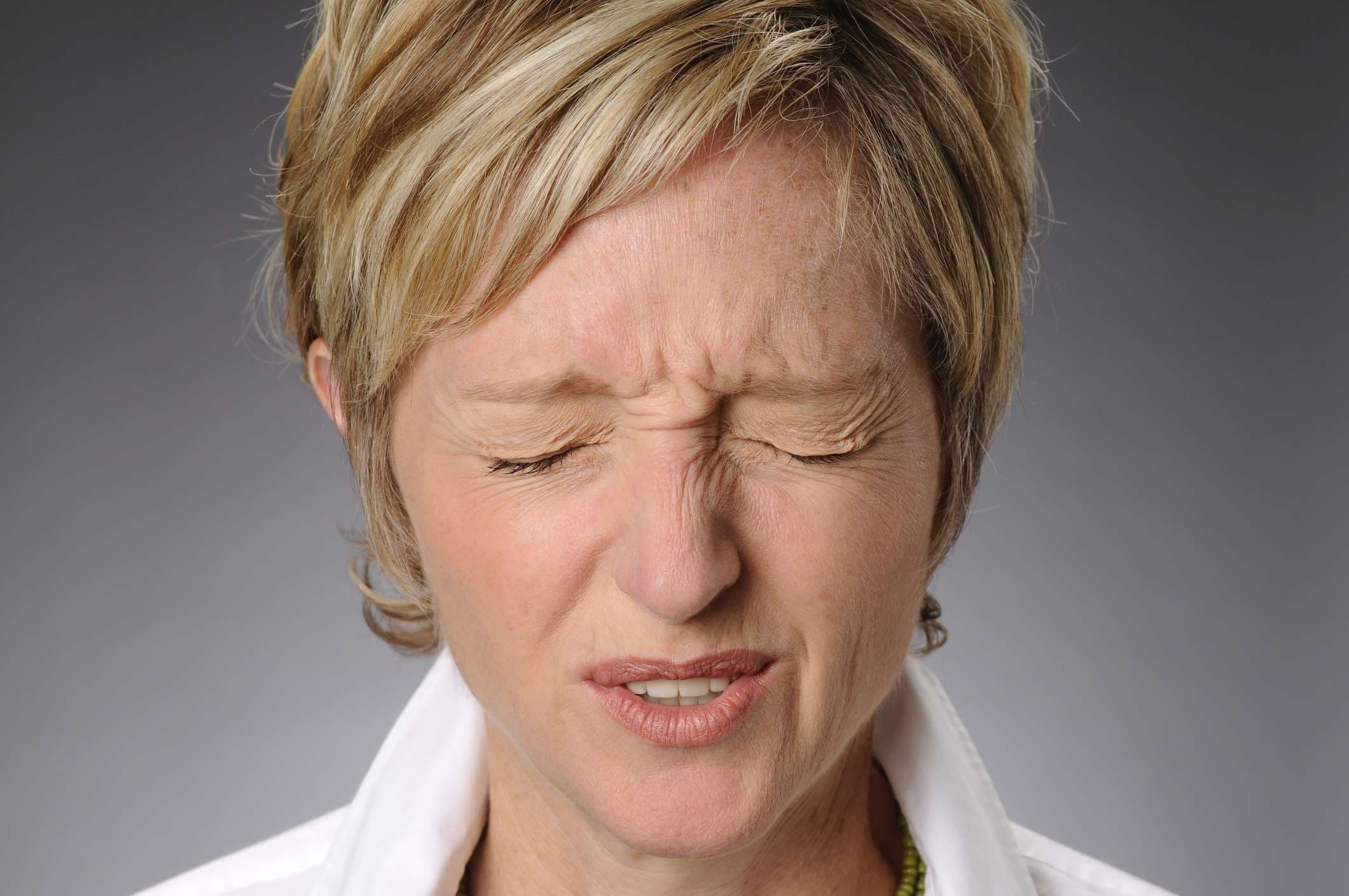 Stress und Kopfschmerzen.