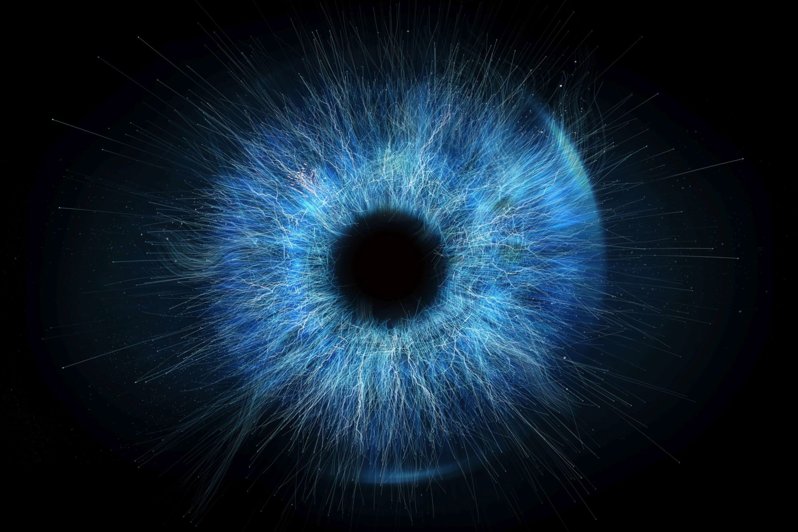 abstraktes Auge