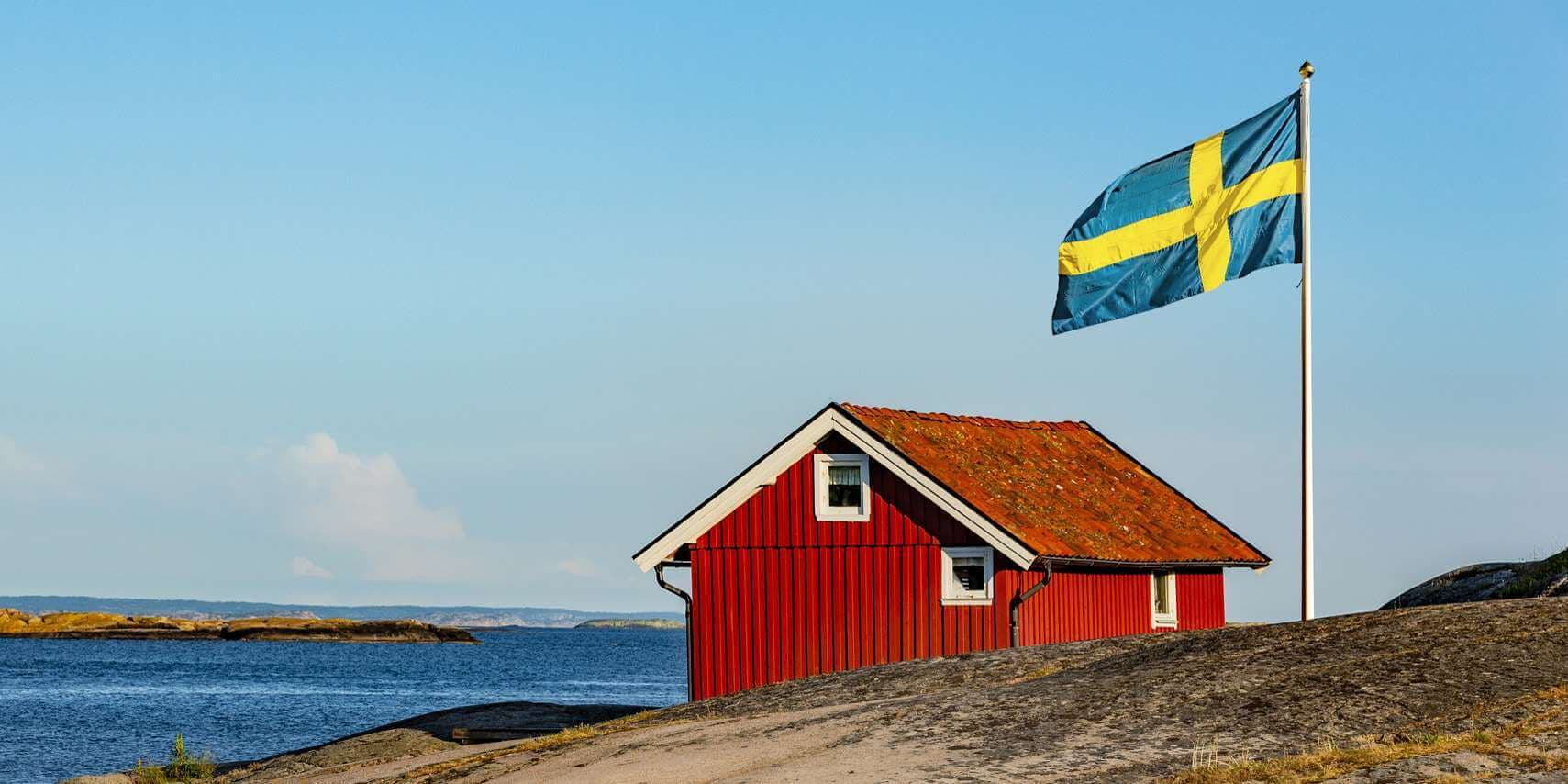 Rotes Haus in Schweden