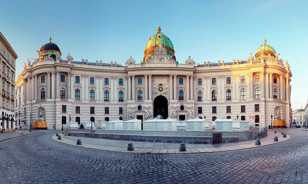 Wiener Hofburg am Tag, Österreich