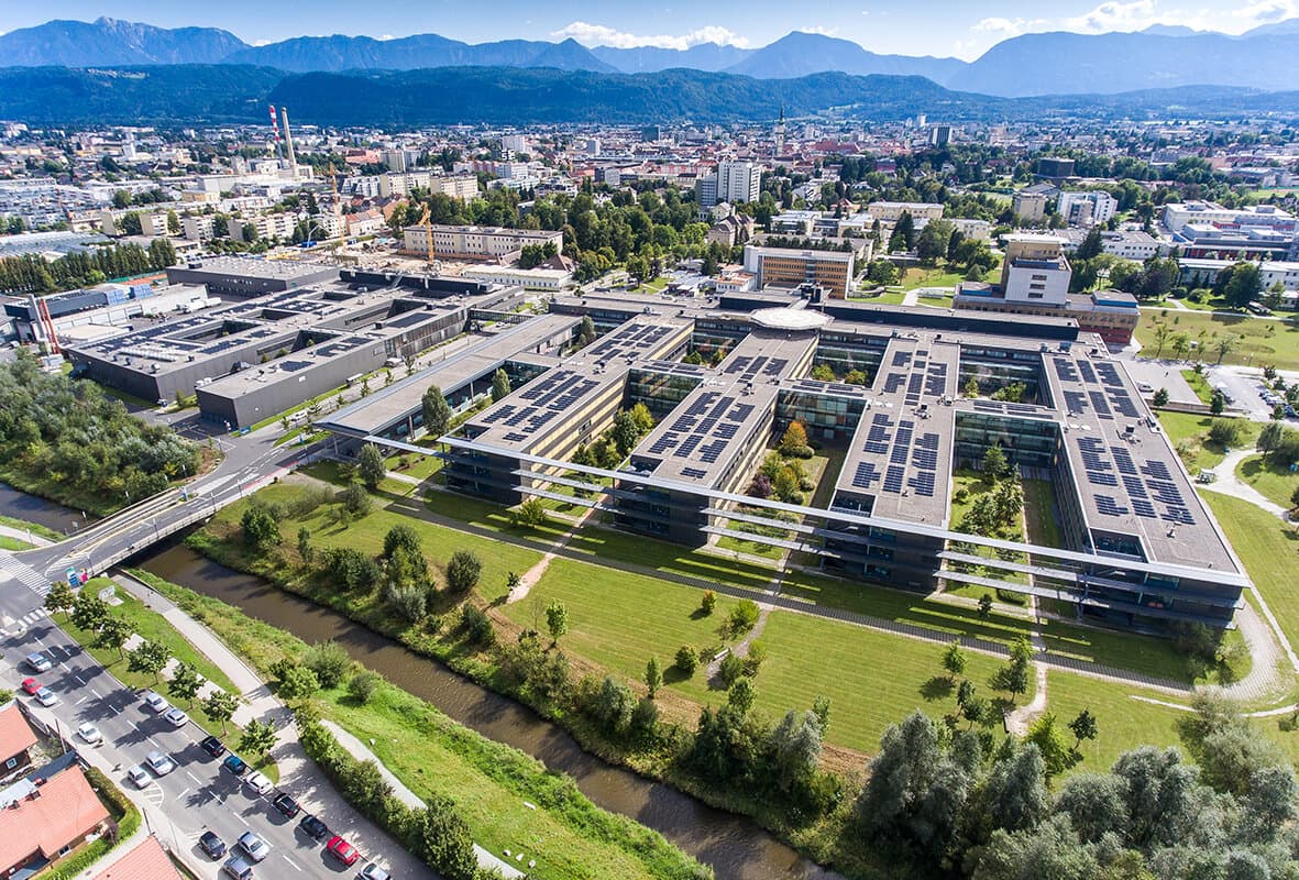 Luftaufnahme Klinikum Klagenfurt