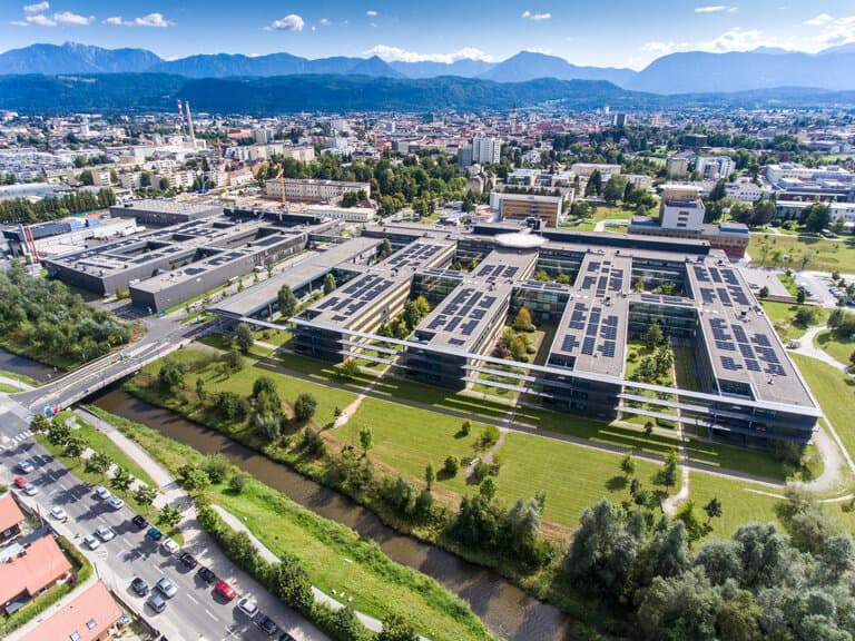Luftaufnahme Klinikum Klagenfurt