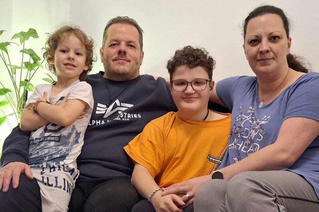 Matus mit seiner Familie.
