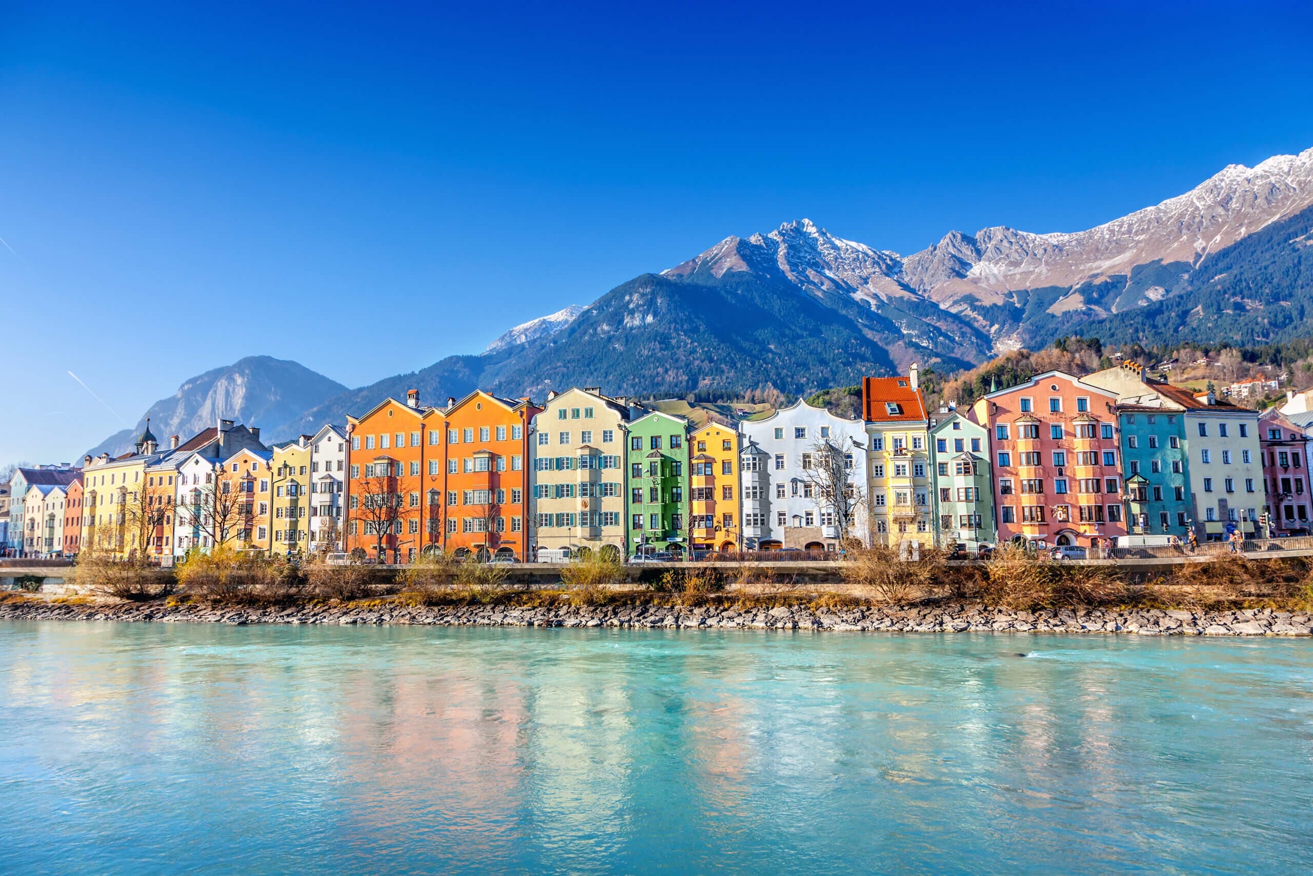 Stadtbild von Innsbruck, Österreich