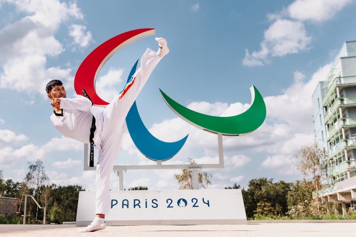 Hadi Hassanzada bei den paralympischen Spielen in Paris 2024.