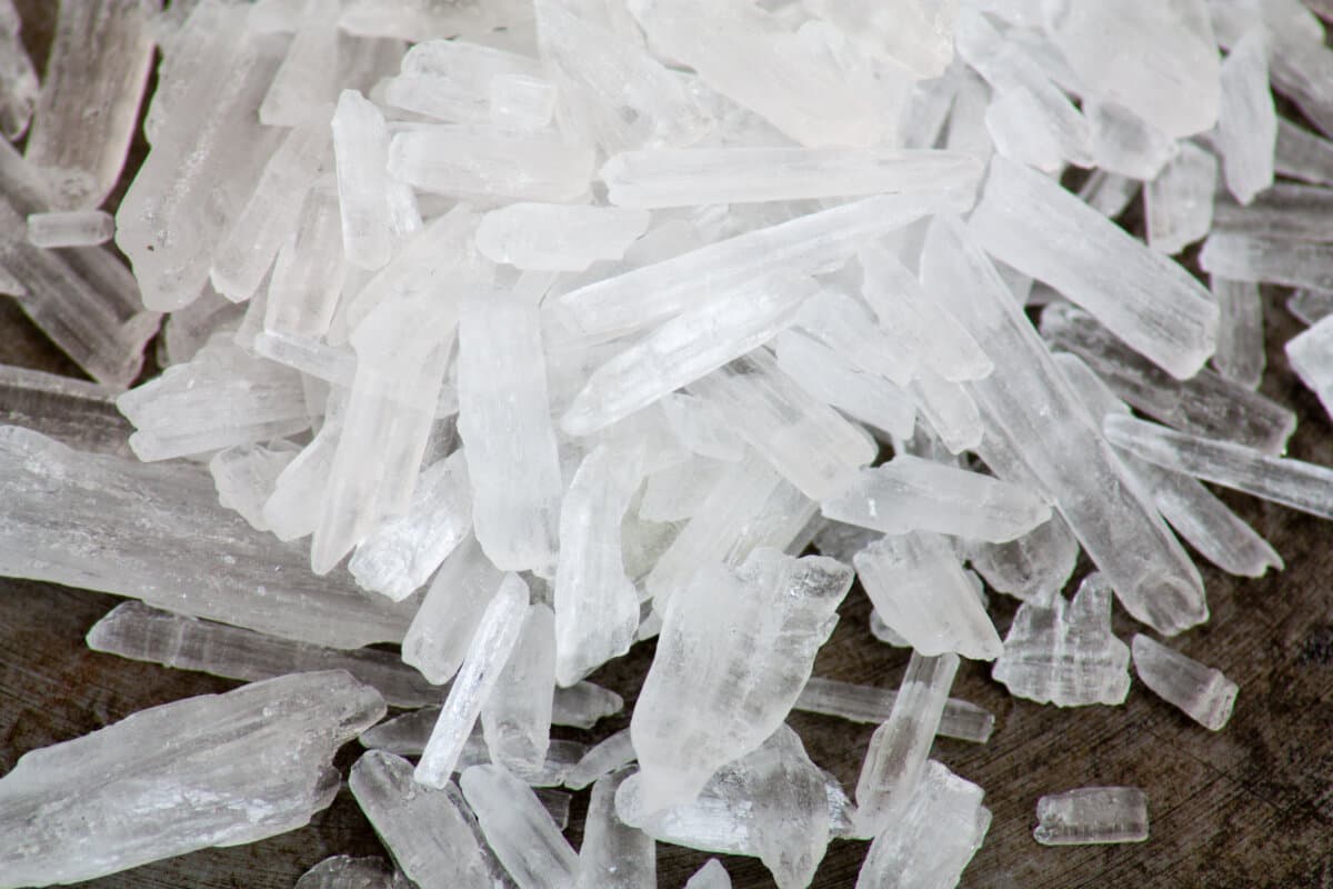 Methamphetamine also known as crystal meth