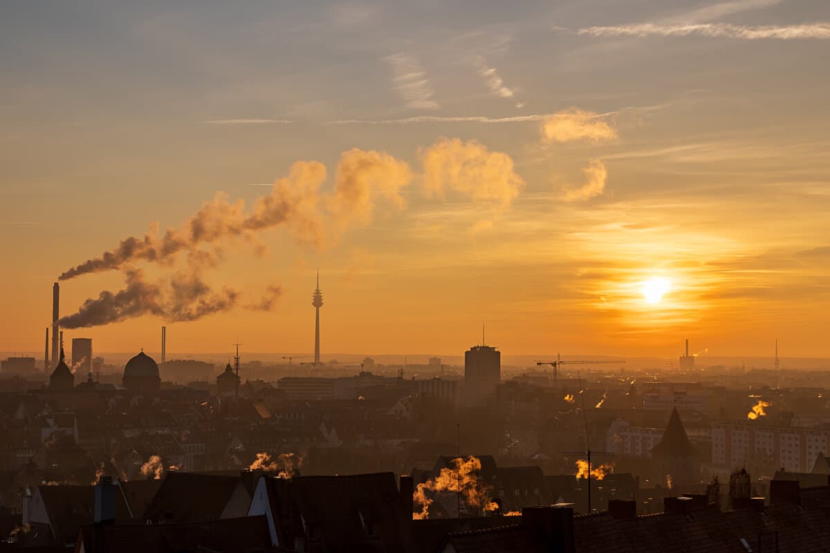 Luftqualität an Silvester, Nürnberg, 31.12.2024