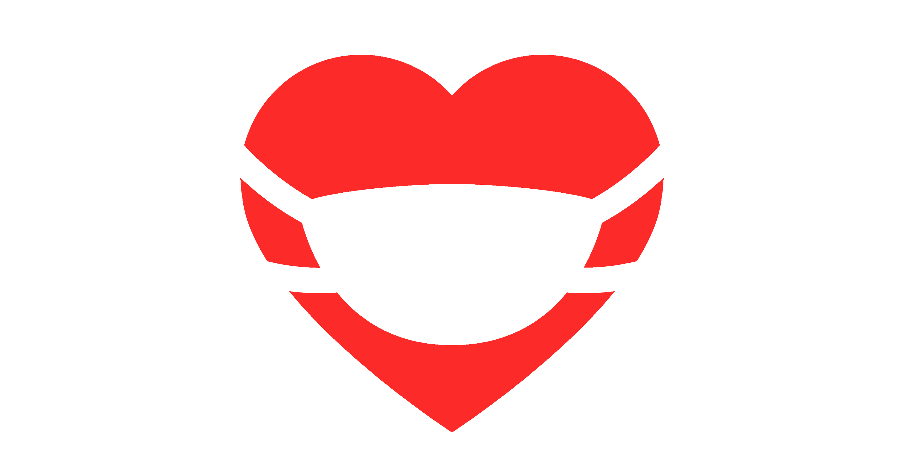 Red Heart Valentine trägt eine medizinische Maske. Vektorillustration.