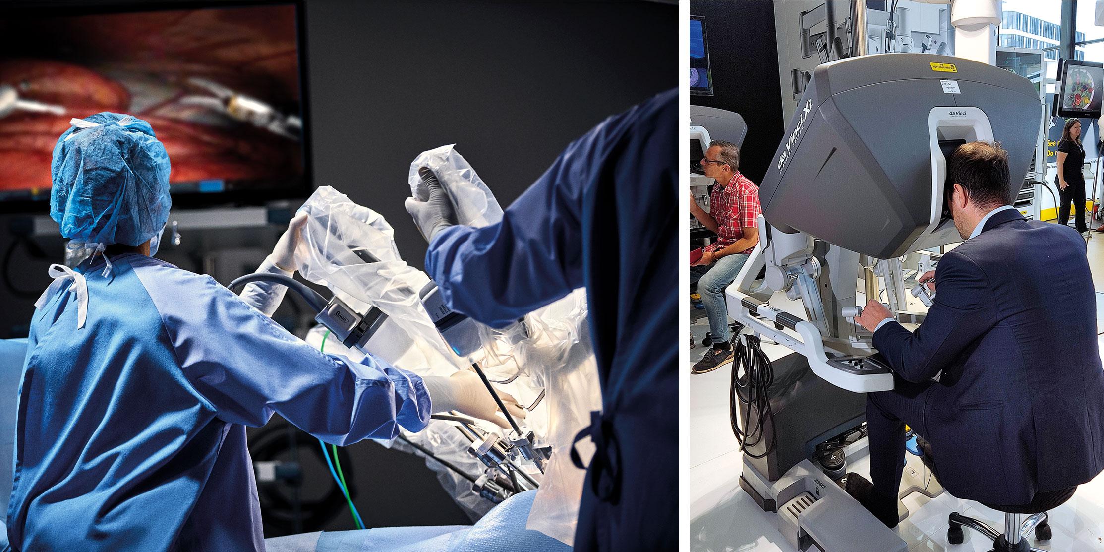 Siegeszug der roboterassistierten  minimalinvasiven Chirurgie