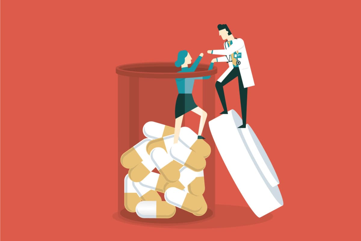 Illustration Opioide