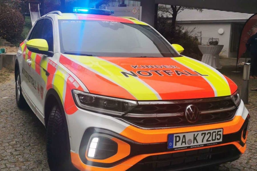 Einsatzfahrzeug eines Notarztes