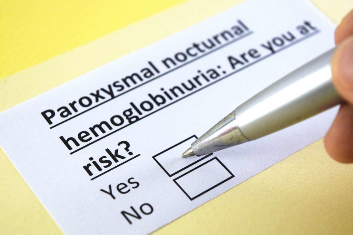One person is answering question about paroxysmal nocturnal hemoglobinuria.