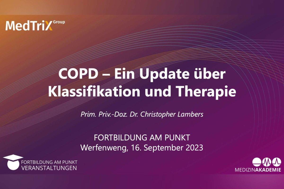 COPD – Update über Klassifikation und Therapie