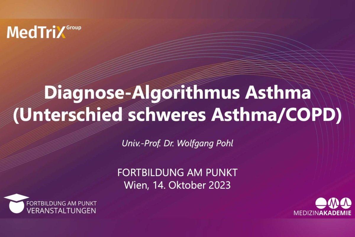 Diagnose-Algorithmus Asthma