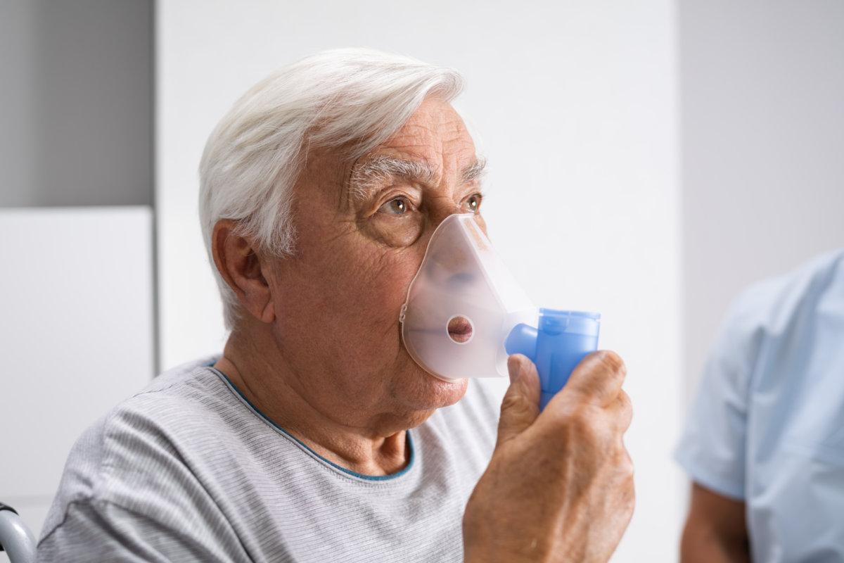 Copd, medizinische Fibrose oder Asthmakranker Patient